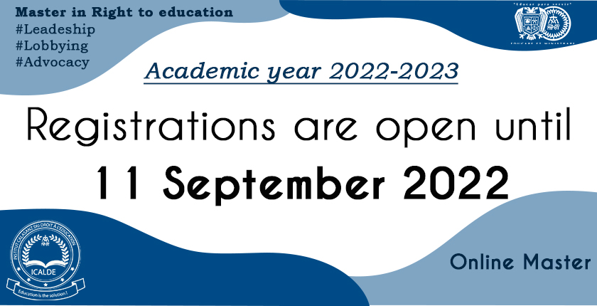 Rentrée académique 2022-2023 : les inscriptions sont ouvertes !